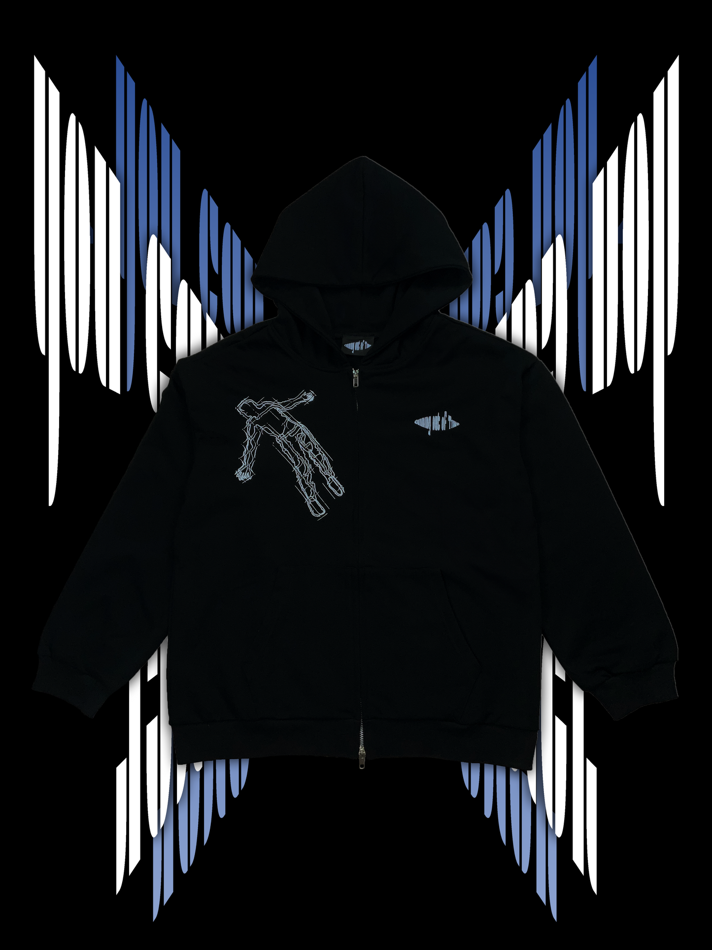 fallin double zipper