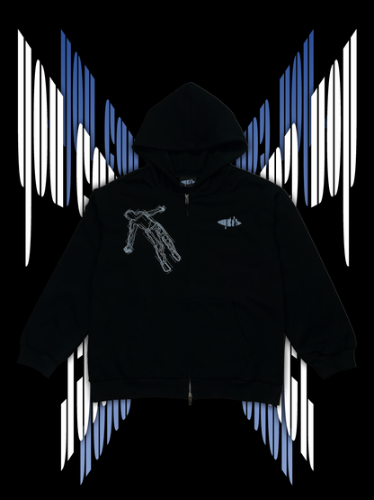 fallin double zipper